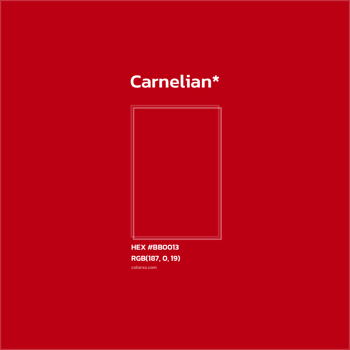 HEX #BB0013 Color Name, Color Code, Palettes, Similar Paints, Images