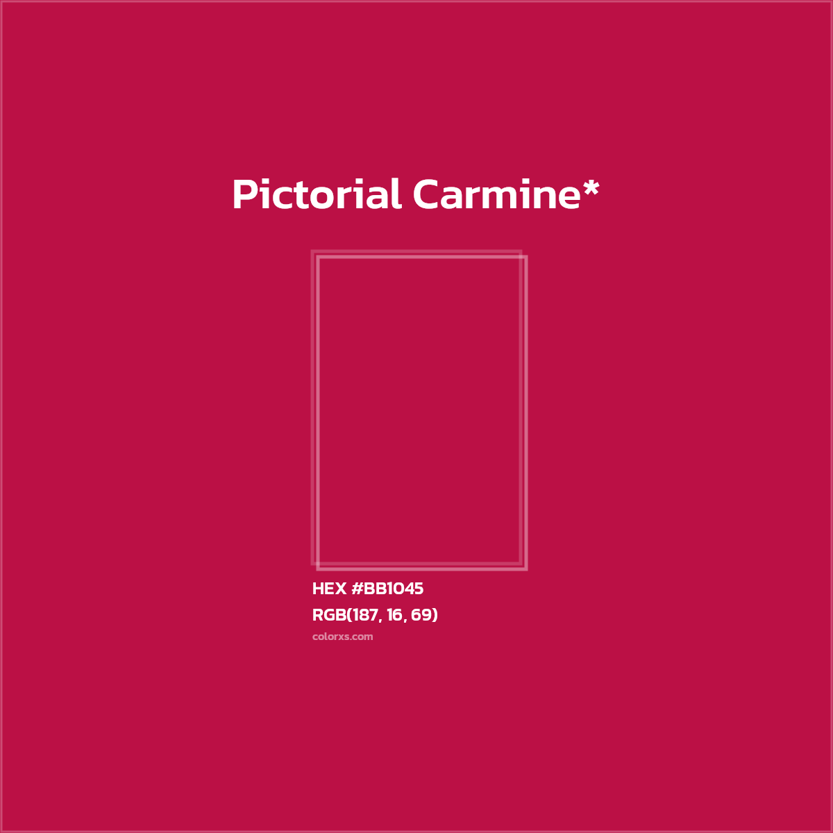 HEX #BB1045 Color Name, Color Code, Palettes, Similar Paints, Images