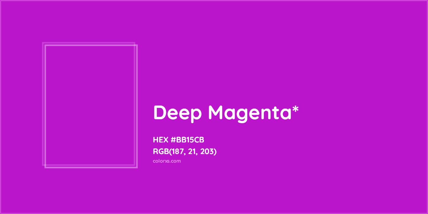 HEX #BB15CB Color Name, Color Code, Palettes, Similar Paints, Images
