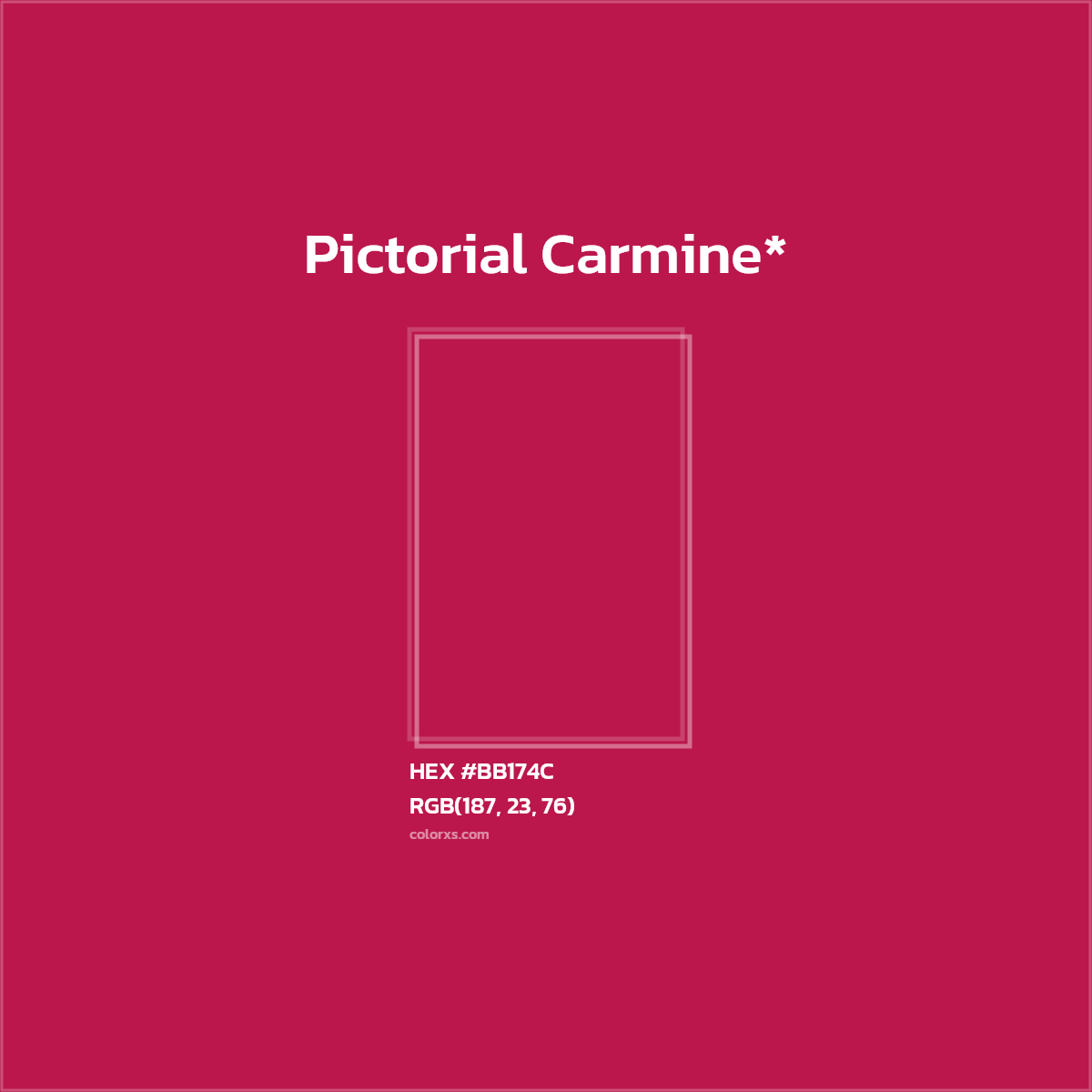 HEX #BB174C Color Name, Color Code, Palettes, Similar Paints, Images