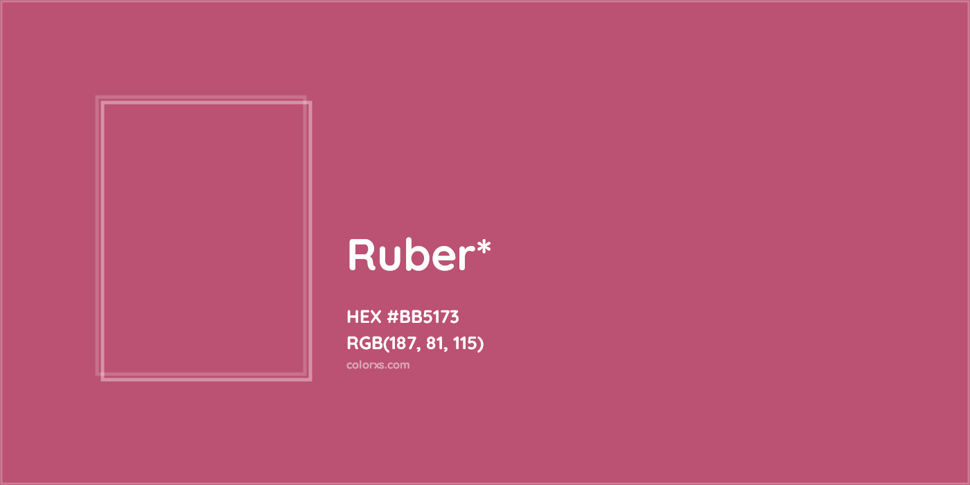 HEX #BB5173 Color Name, Color Code, Palettes, Similar Paints, Images