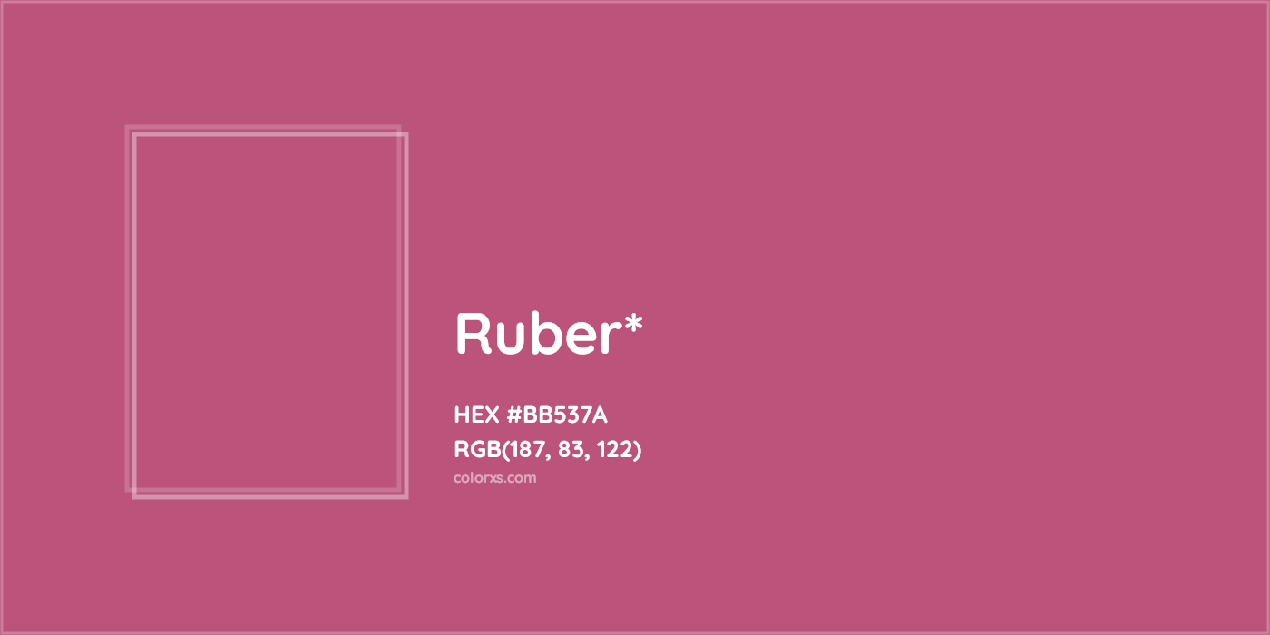 HEX #BB537A Color Name, Color Code, Palettes, Similar Paints, Images