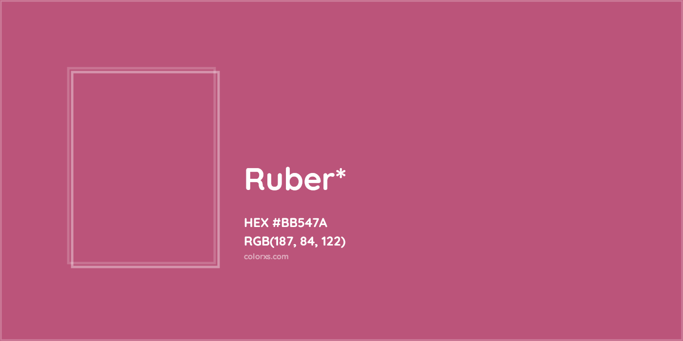 HEX #BB547A Color Name, Color Code, Palettes, Similar Paints, Images