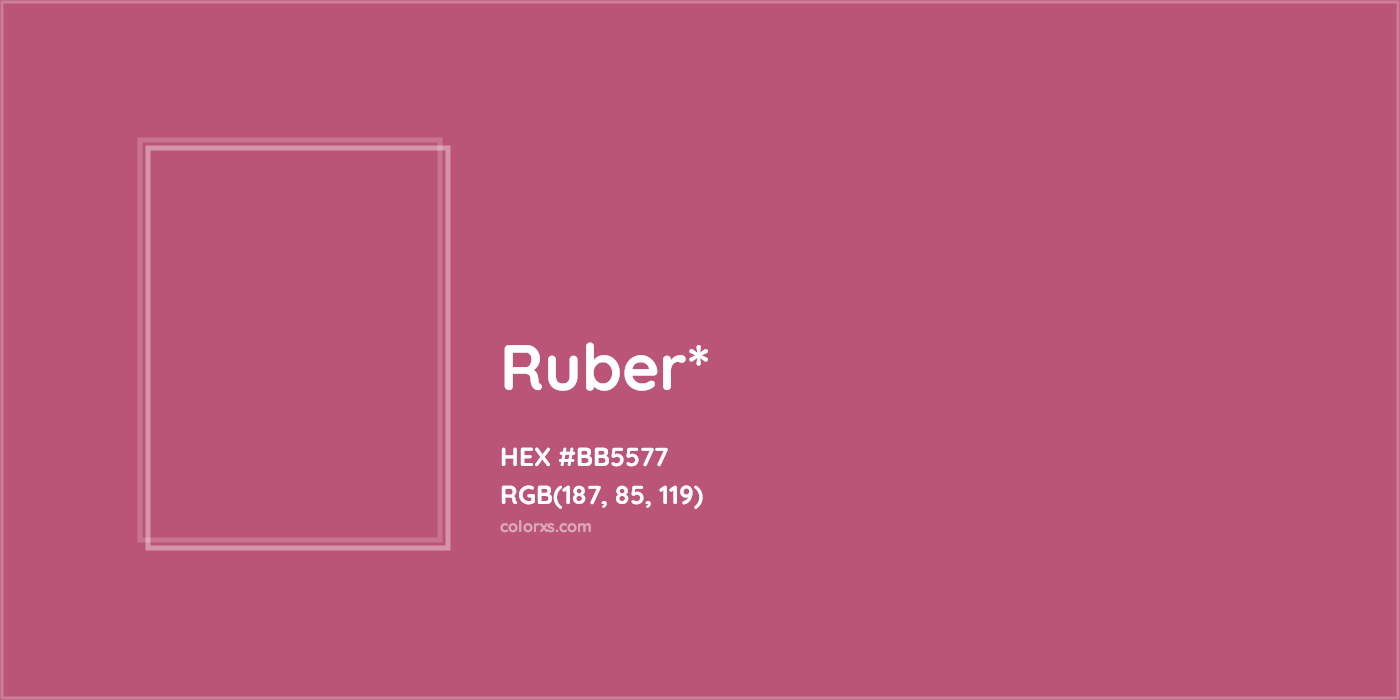 HEX #BB5577 Color Name, Color Code, Palettes, Similar Paints, Images