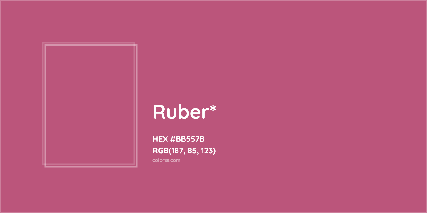 HEX #BB557B Color Name, Color Code, Palettes, Similar Paints, Images