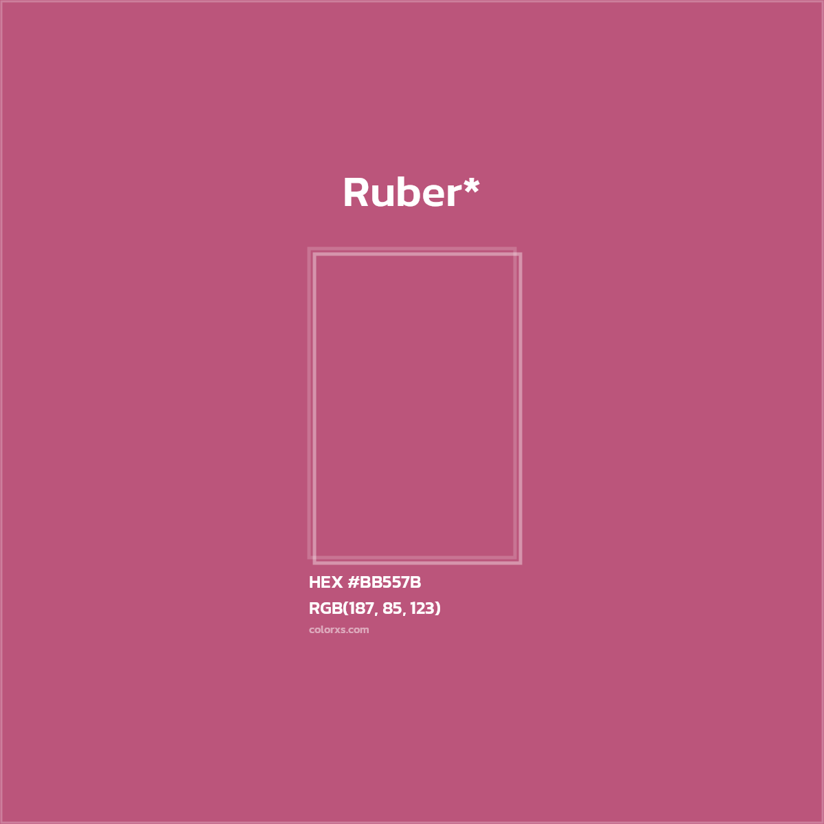 HEX #BB557B Color Name, Color Code, Palettes, Similar Paints, Images