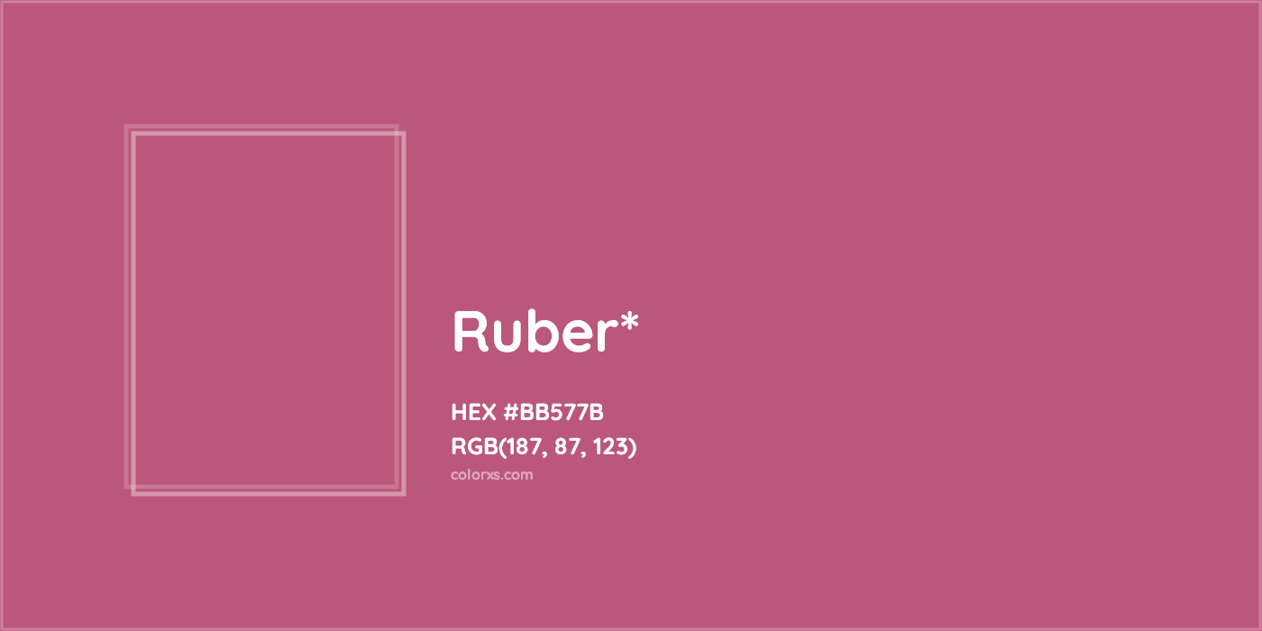 HEX #BB577B Color Name, Color Code, Palettes, Similar Paints, Images