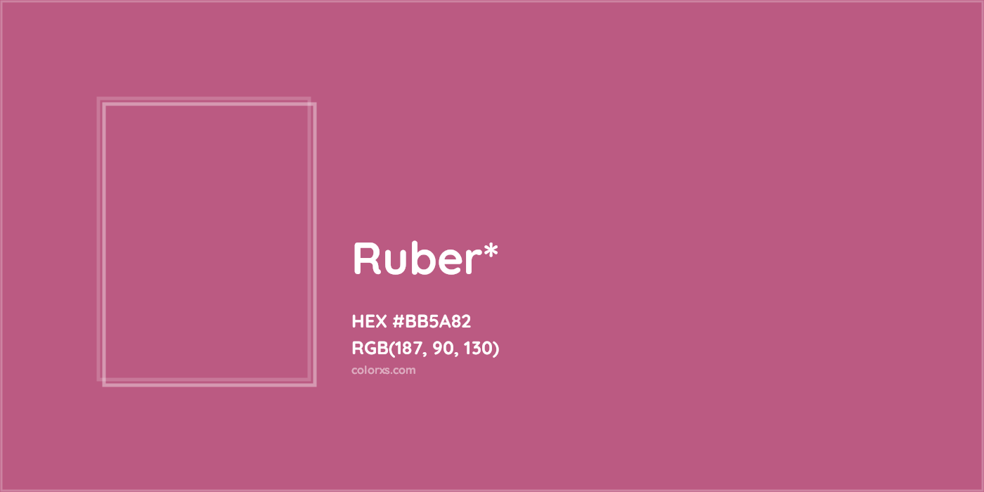 HEX #BB5A82 Color Name, Color Code, Palettes, Similar Paints, Images