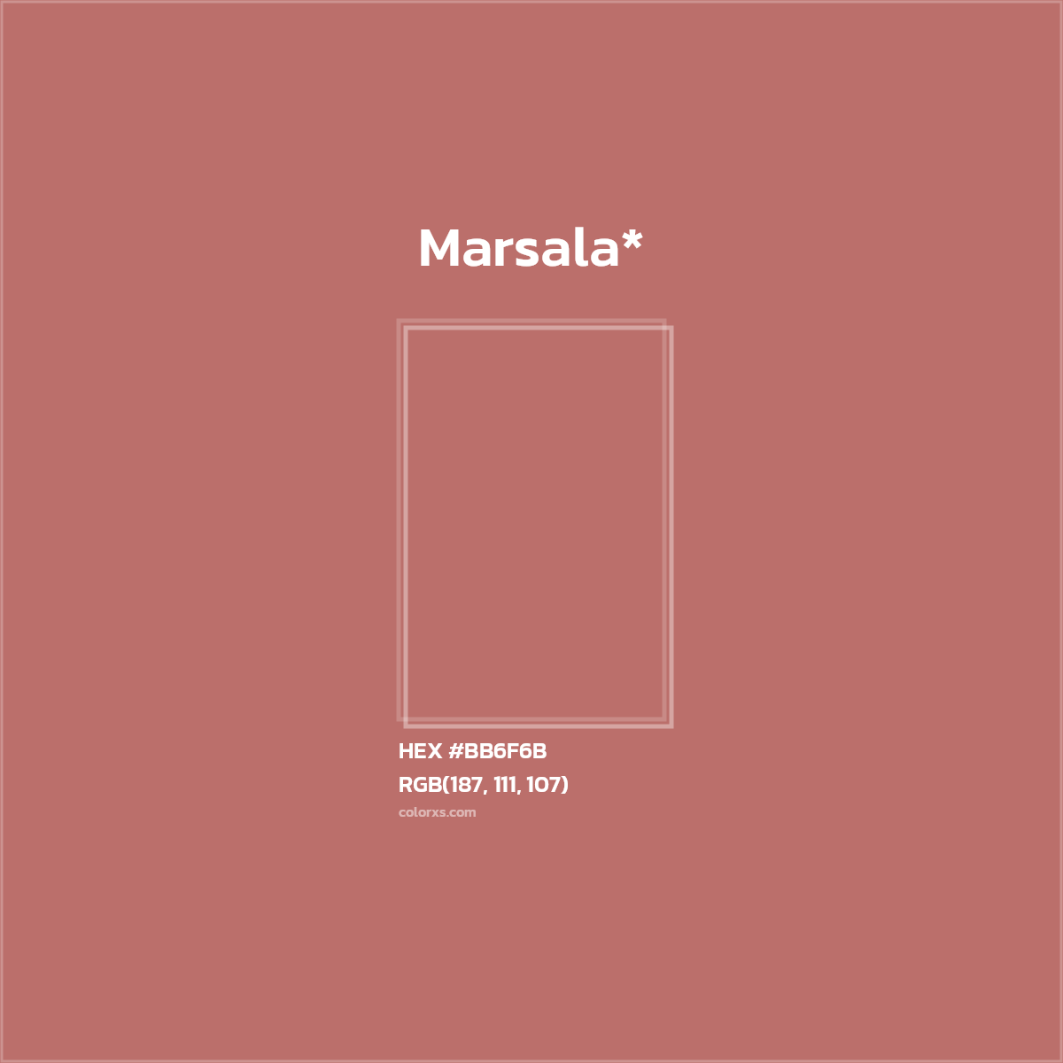 HEX #BB6F6B Color Name, Color Code, Palettes, Similar Paints, Images