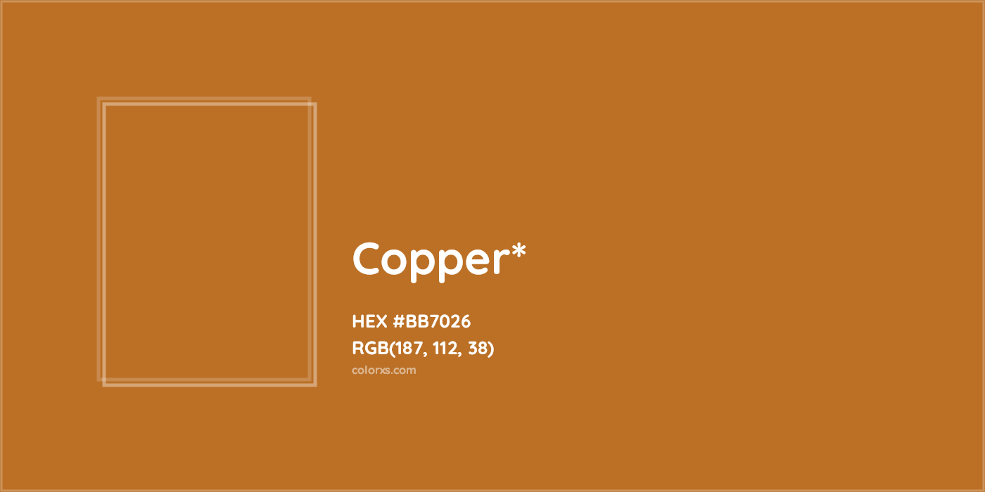 HEX #BB7026 Color Name, Color Code, Palettes, Similar Paints, Images