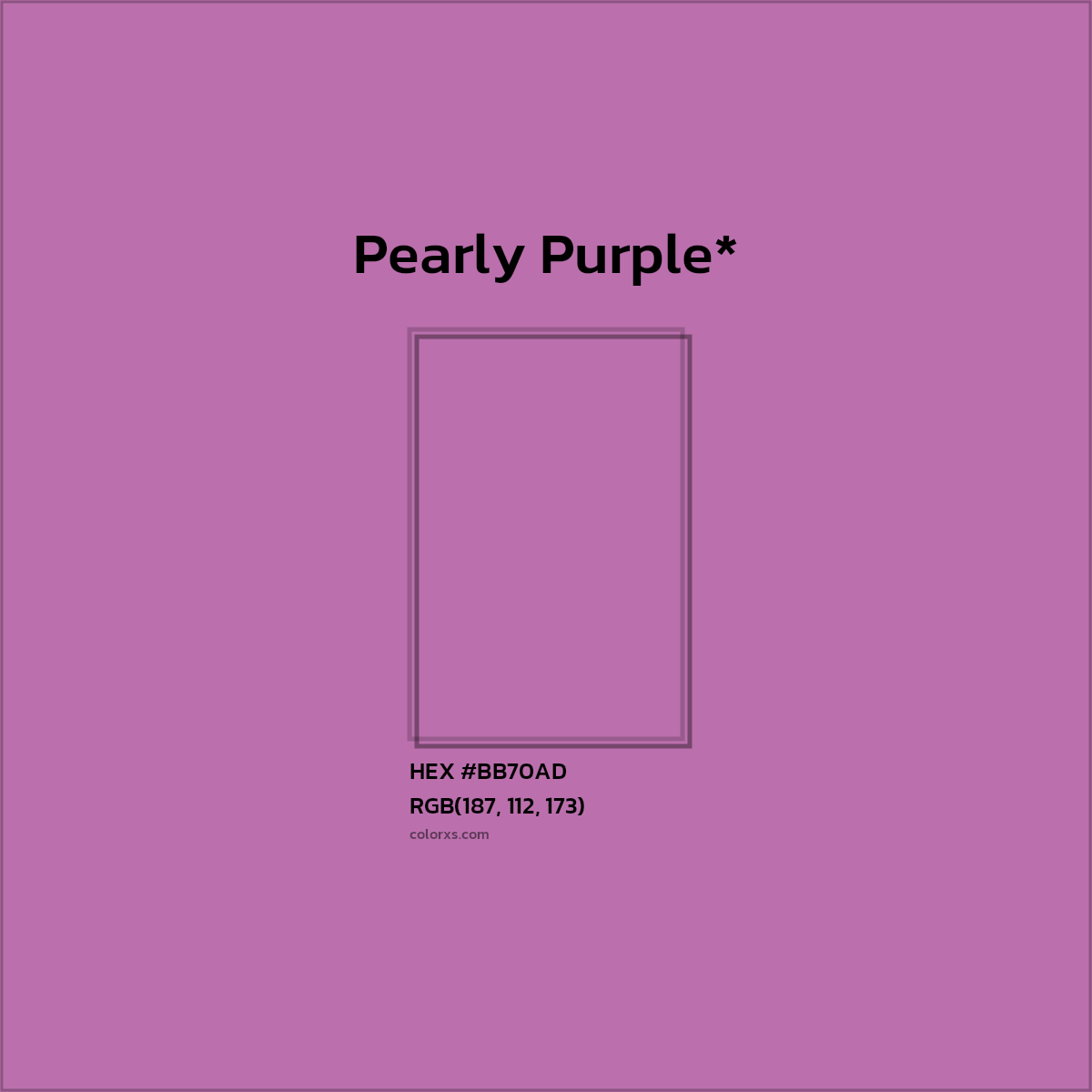 HEX #BB70AD Color Name, Color Code, Palettes, Similar Paints, Images
