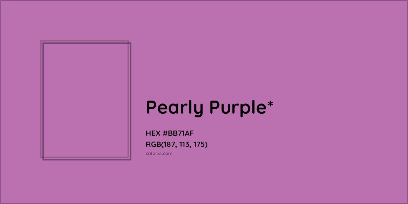 HEX #BB71AF Color Name, Color Code, Palettes, Similar Paints, Images