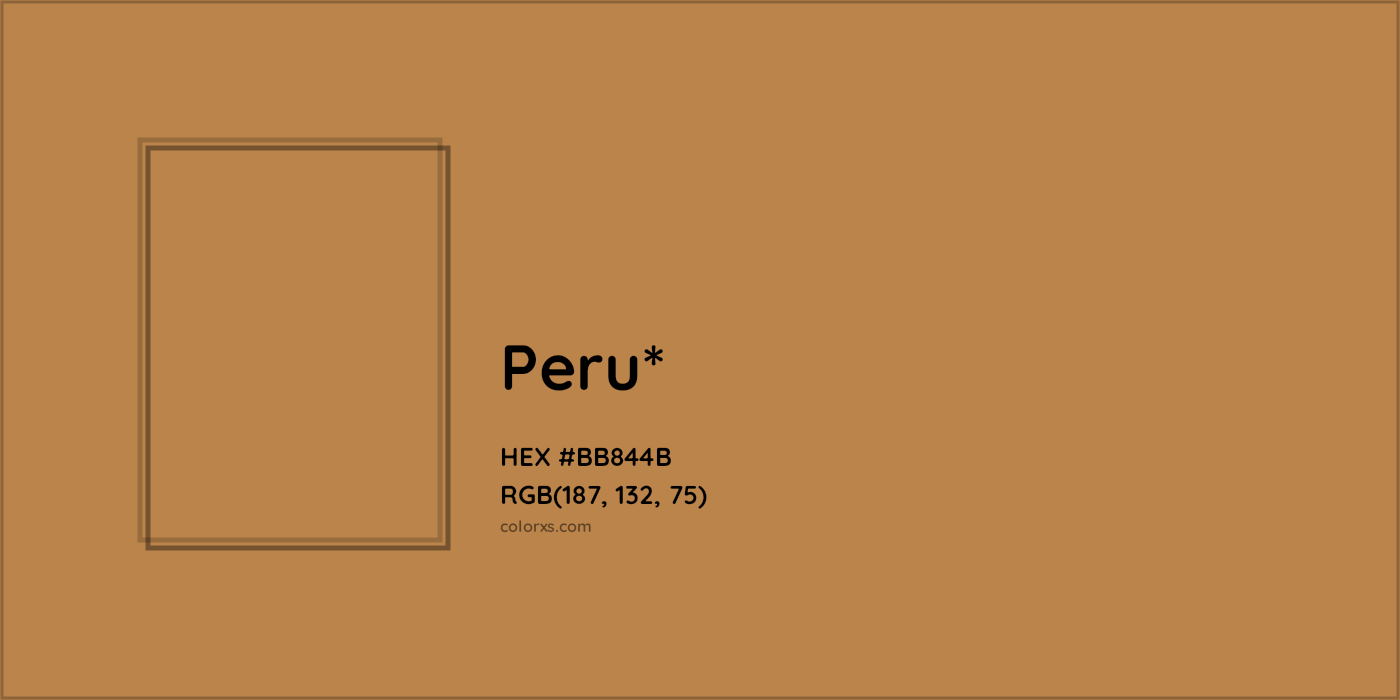 HEX #BB844B Color Name, Color Code, Palettes, Similar Paints, Images