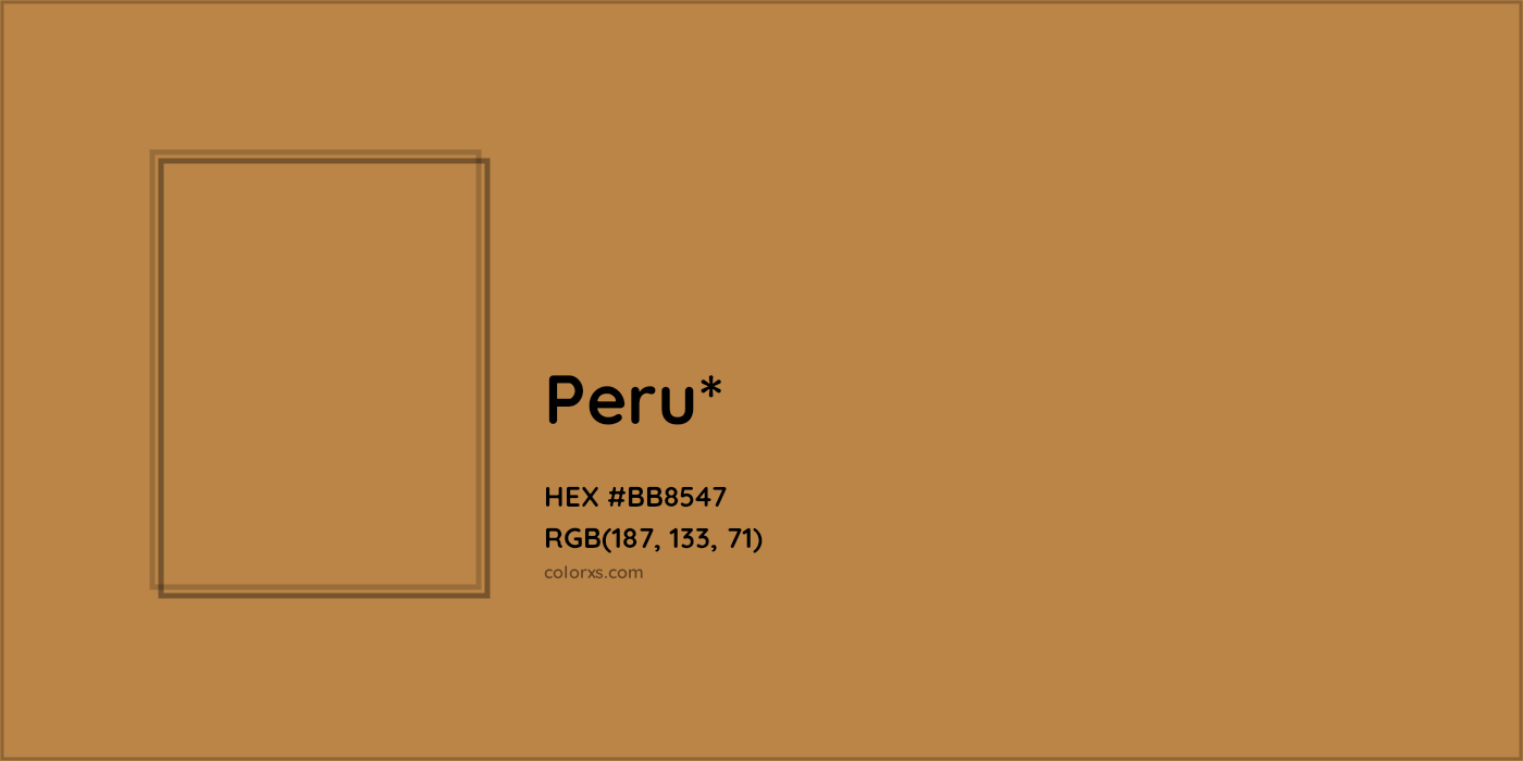 HEX #BB8547 Color Name, Color Code, Palettes, Similar Paints, Images