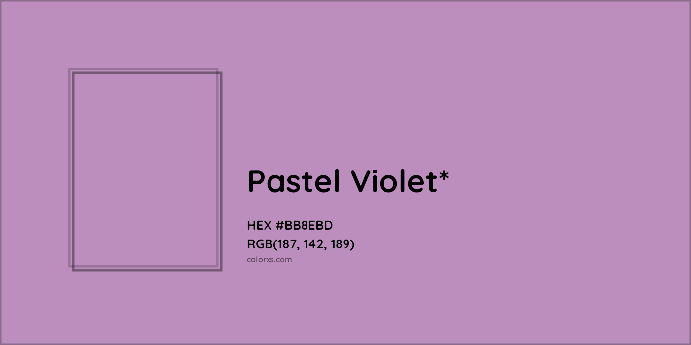 HEX #BB8EBD Color Name, Color Code, Palettes, Similar Paints, Images