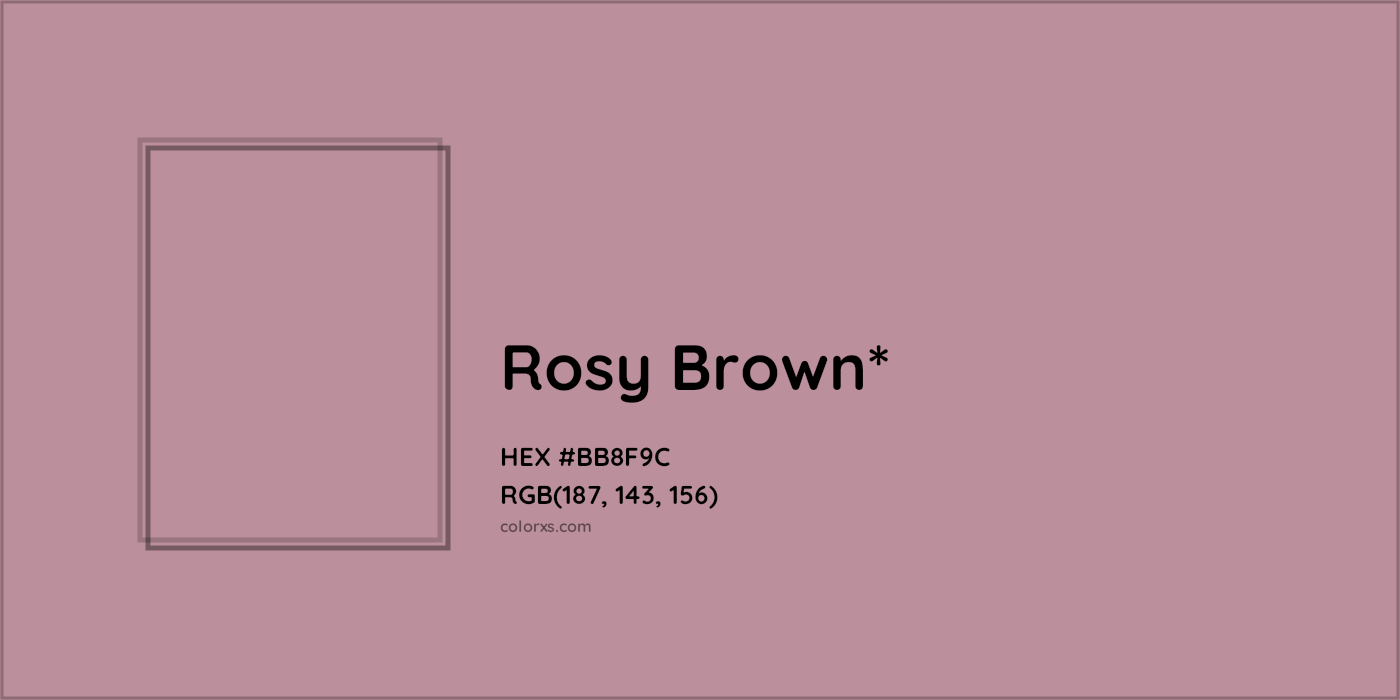 HEX #BB8F9C Color Name, Color Code, Palettes, Similar Paints, Images
