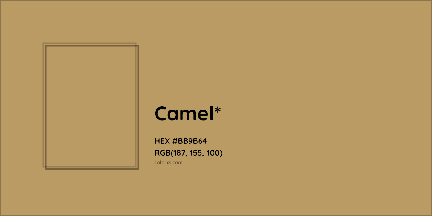HEX #BB9B64 Color Name, Color Code, Palettes, Similar Paints, Images