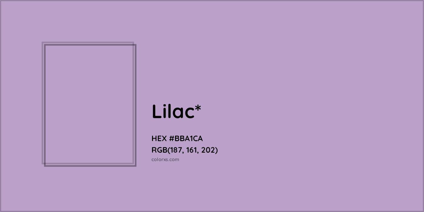 HEX #BBA1CA Color Name, Color Code, Palettes, Similar Paints, Images