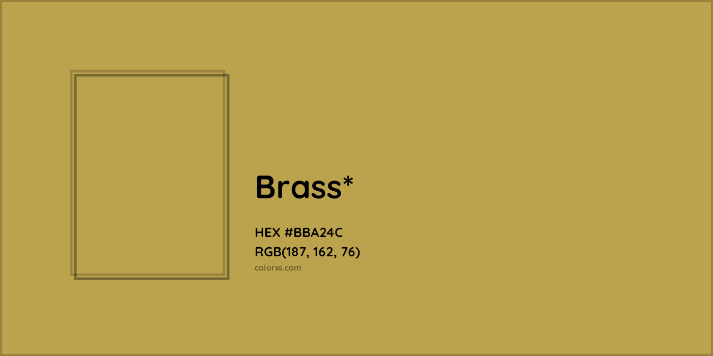 HEX #BBA24C Color Name, Color Code, Palettes, Similar Paints, Images