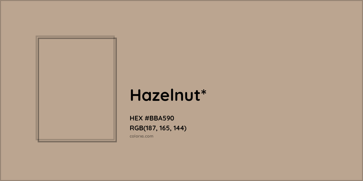 HEX #BBA590 Color Name, Color Code, Palettes, Similar Paints, Images