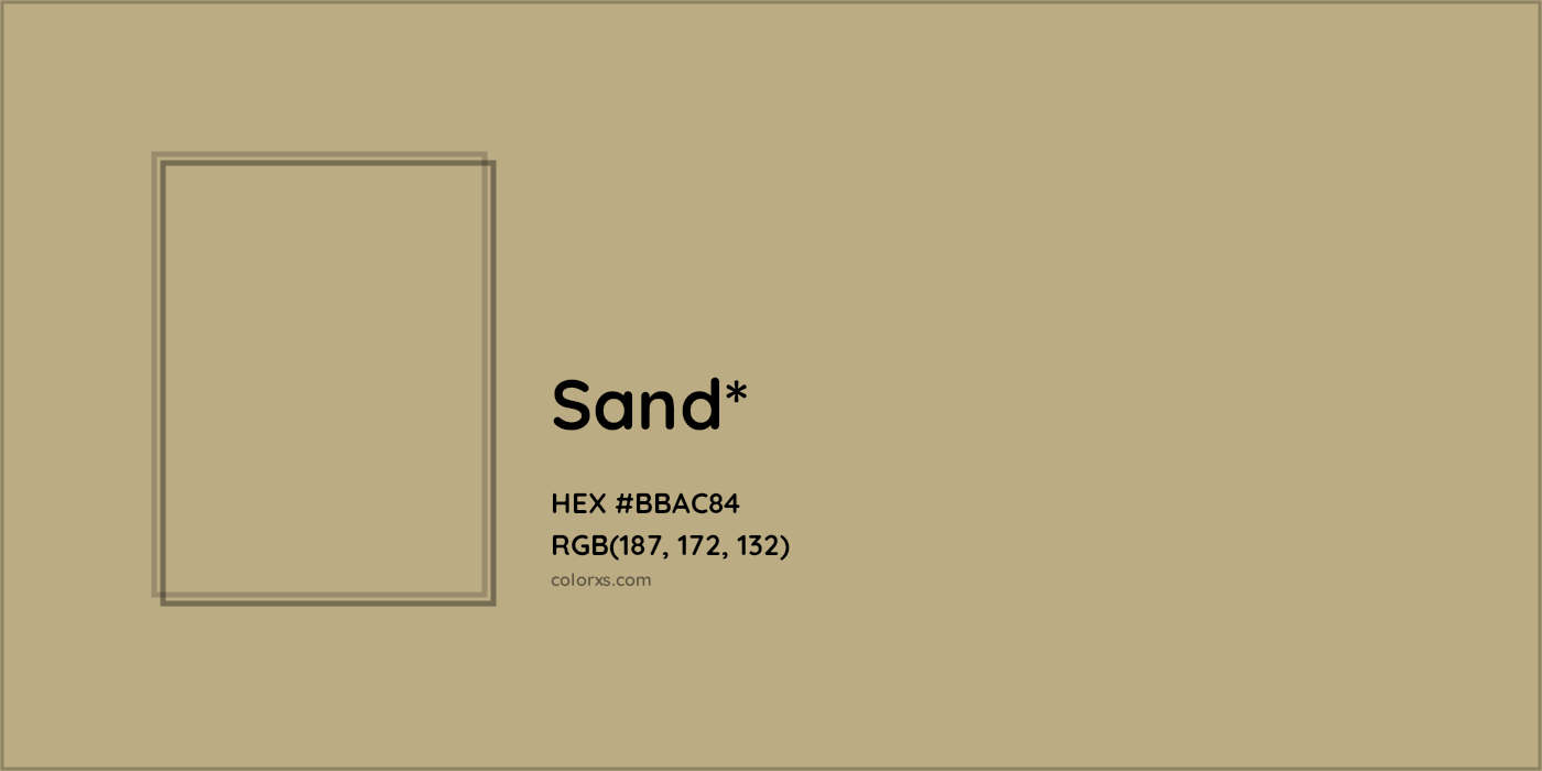 HEX #BBAC84 Color Name, Color Code, Palettes, Similar Paints, Images