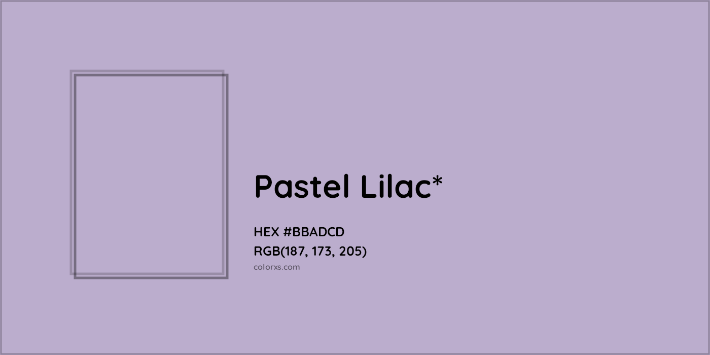 HEX #BBADCD Color Name, Color Code, Palettes, Similar Paints, Images