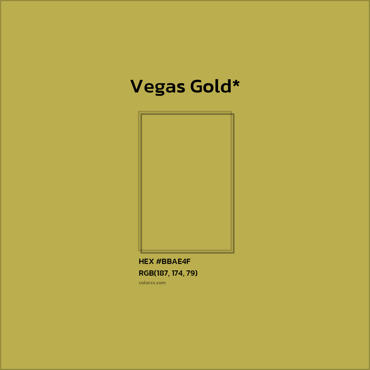 HEX #BBAE4F Color Name, Color Code, Palettes, Similar Paints, Images