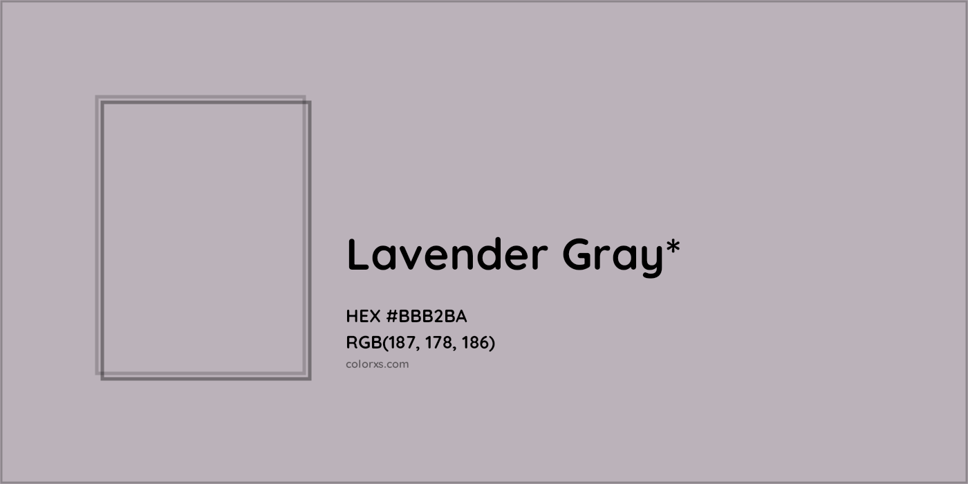 HEX #BBB2BA Color Name, Color Code, Palettes, Similar Paints, Images
