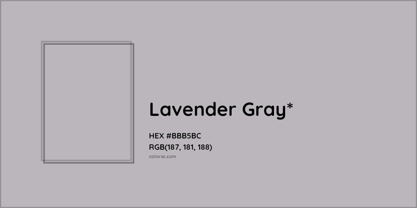 HEX #BBB5BC Color Name, Color Code, Palettes, Similar Paints, Images