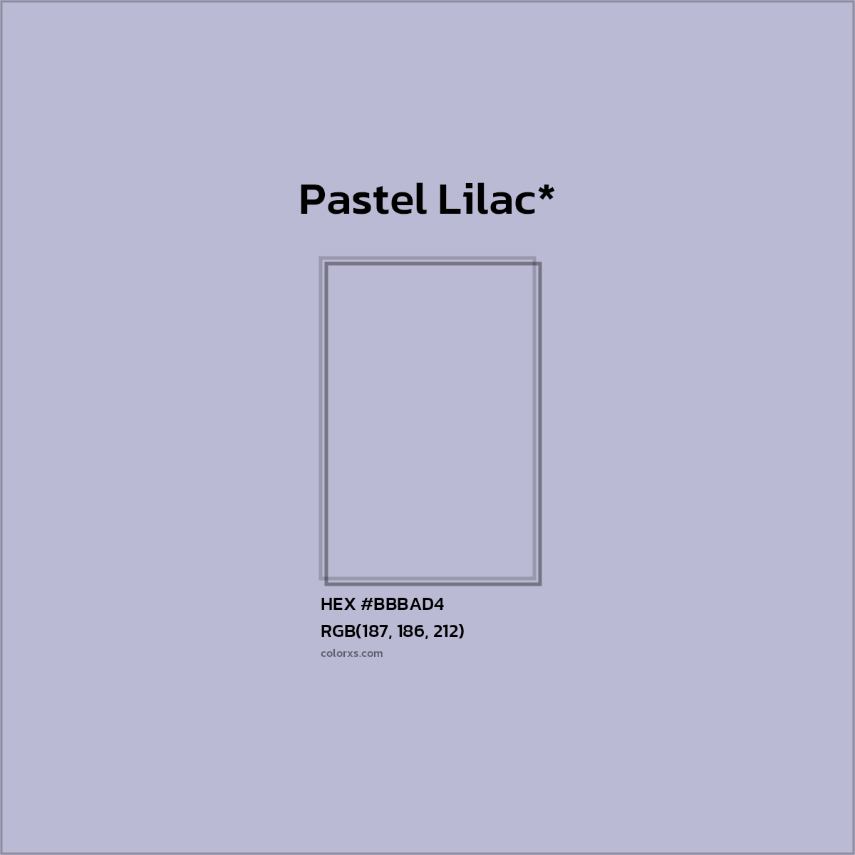 HEX #BBBAD4 Color Name, Color Code, Palettes, Similar Paints, Images