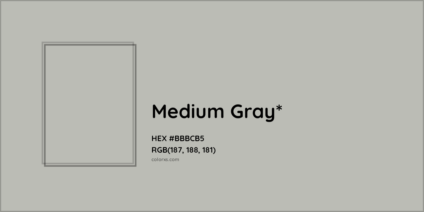 HEX #BBBCB5 Color Name, Color Code, Palettes, Similar Paints, Images