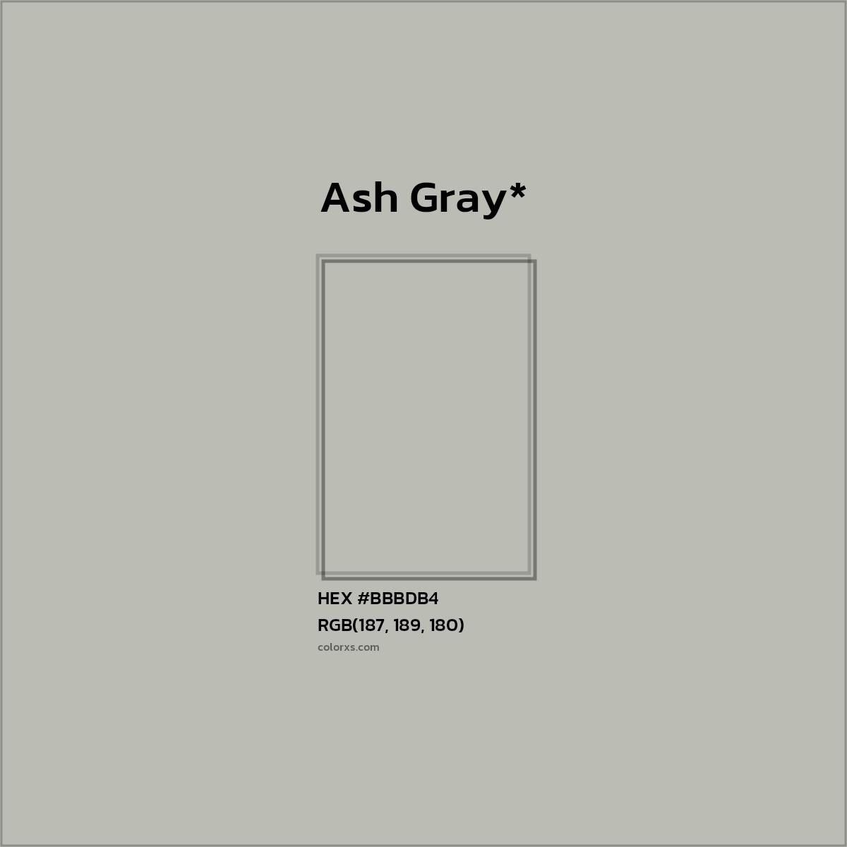 HEX #BBBDB4 Color Name, Color Code, Palettes, Similar Paints, Images