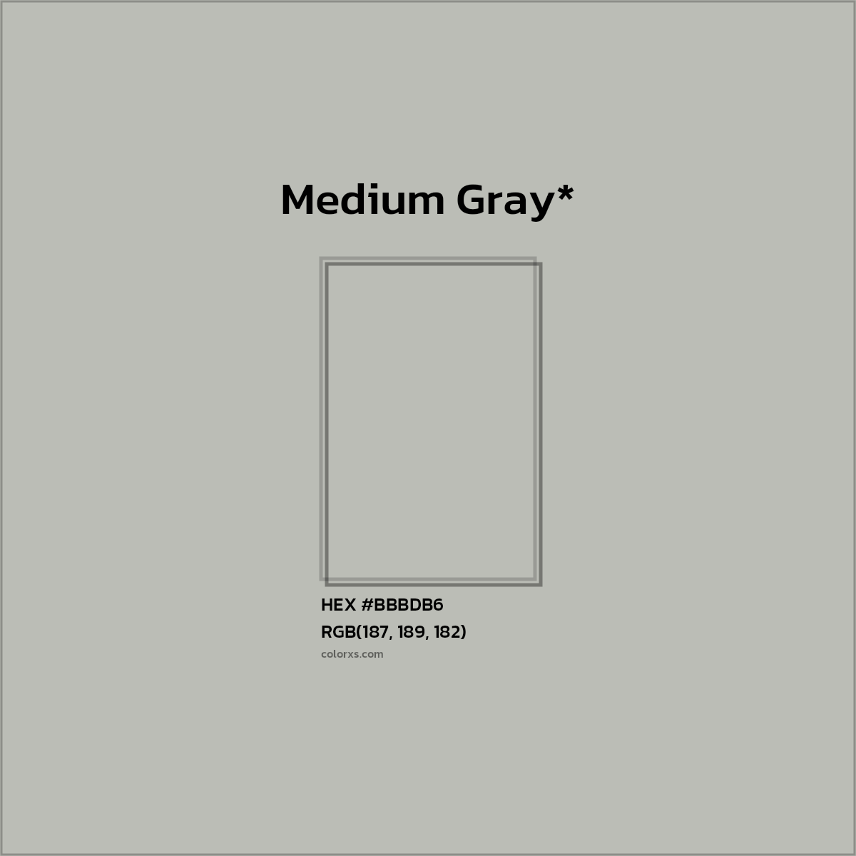 HEX #BBBDB6 Color Name, Color Code, Palettes, Similar Paints, Images