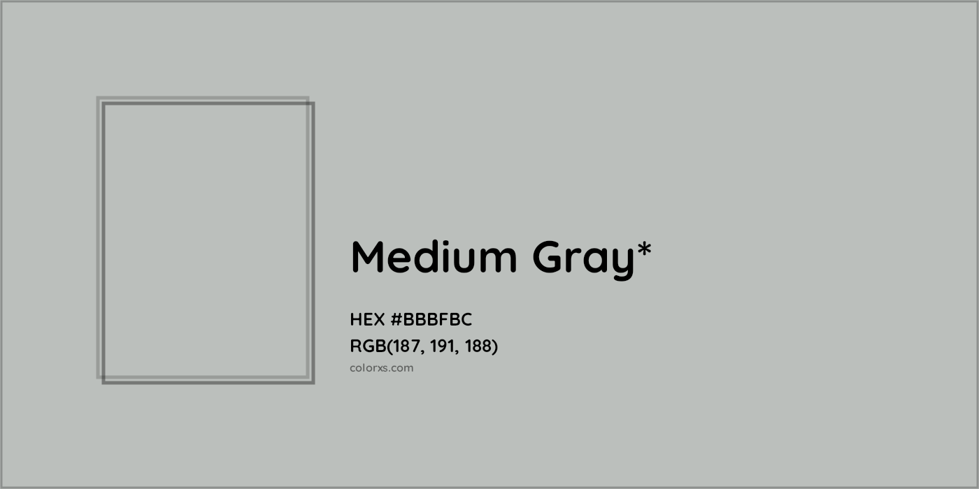 HEX #BBBFBC Color Name, Color Code, Palettes, Similar Paints, Images
