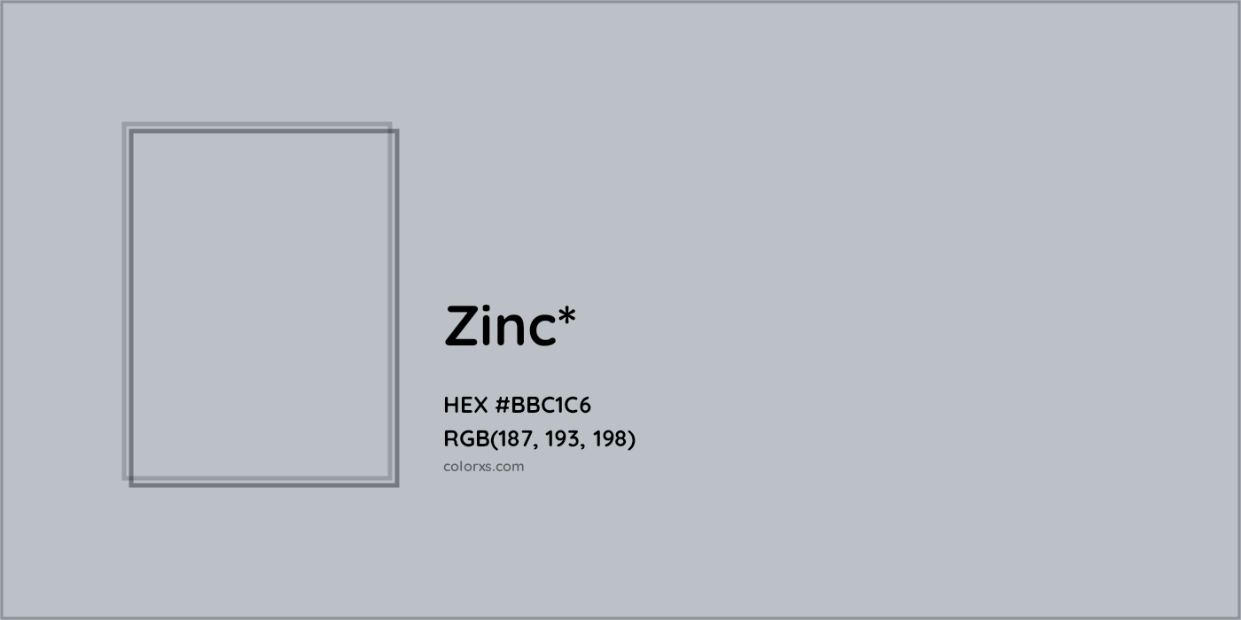 HEX #BBC1C6 Color Name, Color Code, Palettes, Similar Paints, Images