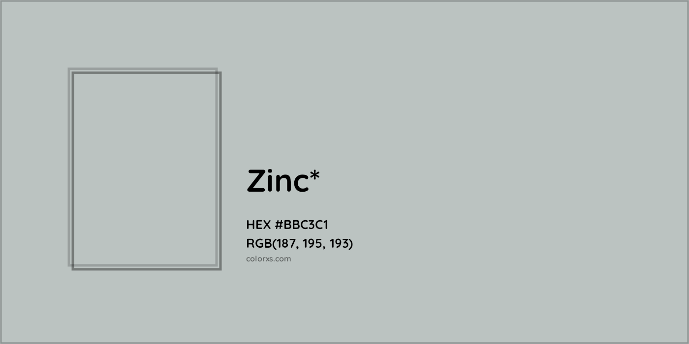 HEX #BBC3C1 Color Name, Color Code, Palettes, Similar Paints, Images