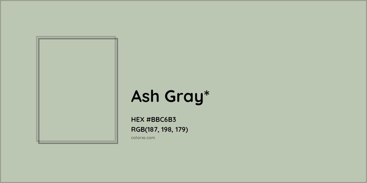 HEX #BBC6B3 Color Name, Color Code, Palettes, Similar Paints, Images