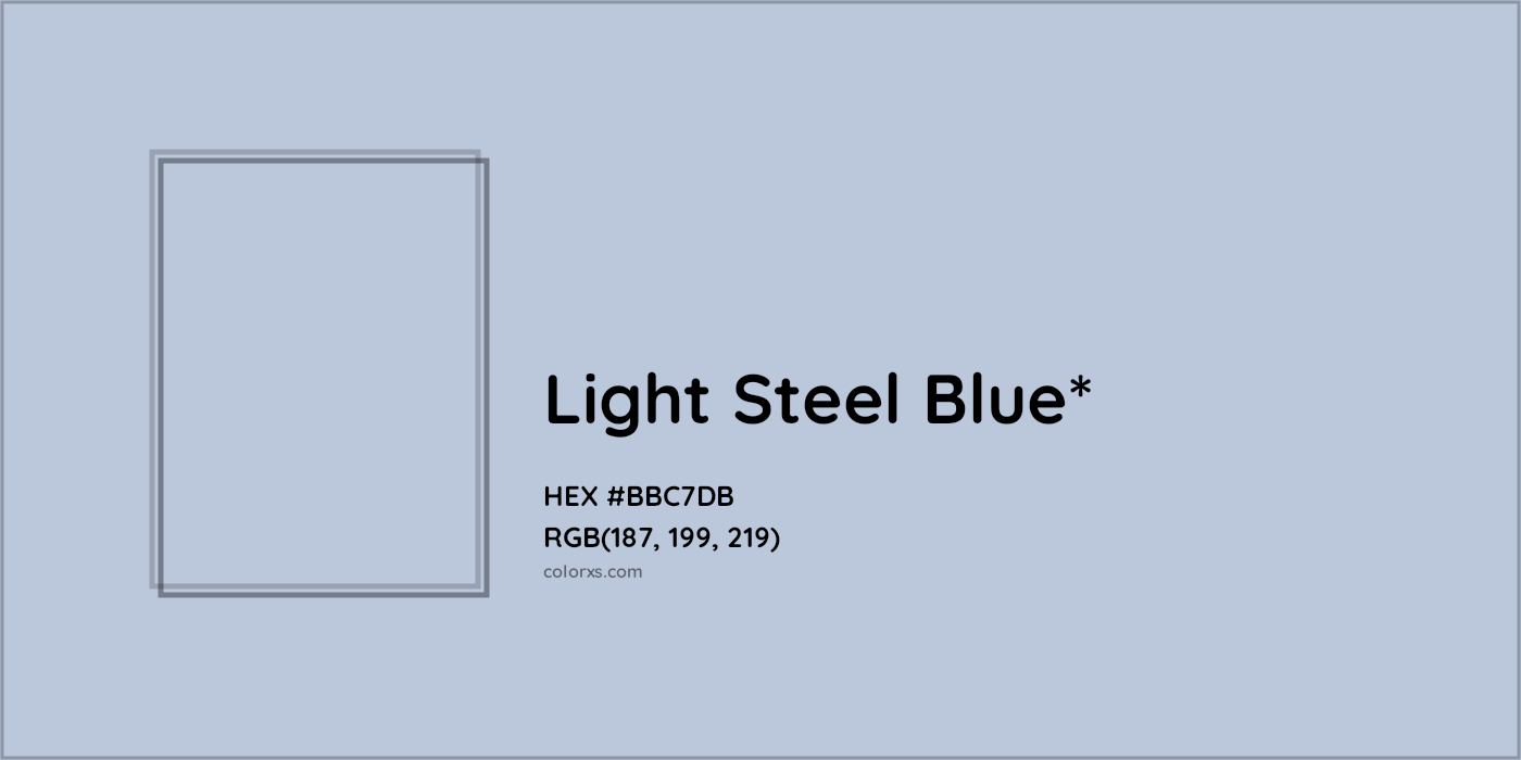 HEX #BBC7DB Color Name, Color Code, Palettes, Similar Paints, Images