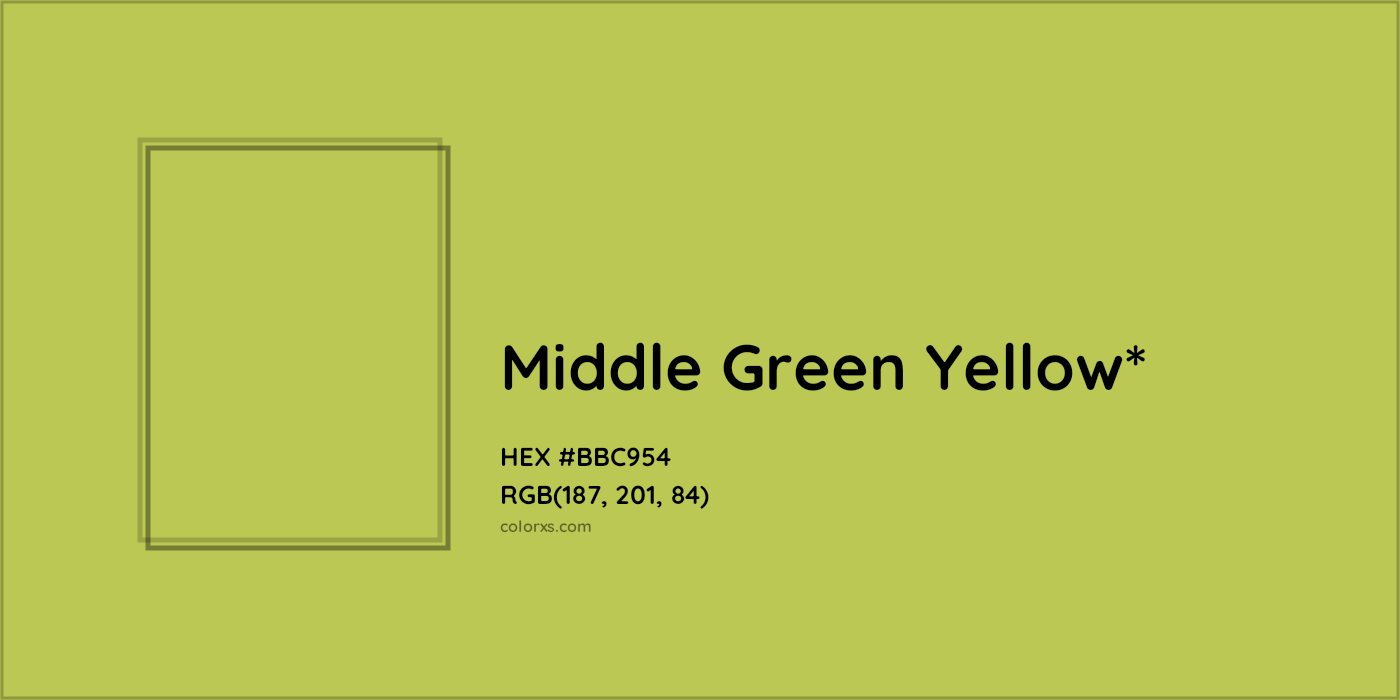 HEX #BBC954 Color Name, Color Code, Palettes, Similar Paints, Images