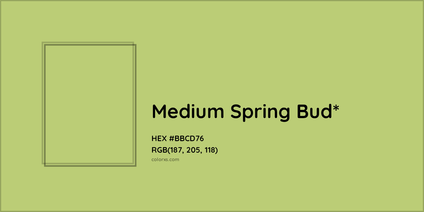 HEX #BBCD76 Color Name, Color Code, Palettes, Similar Paints, Images
