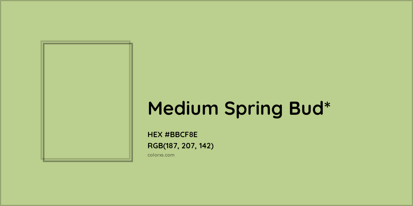 HEX #BBCF8E Color Name, Color Code, Palettes, Similar Paints, Images