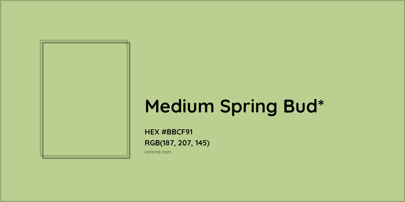 HEX #BBCF91 Color Name, Color Code, Palettes, Similar Paints, Images