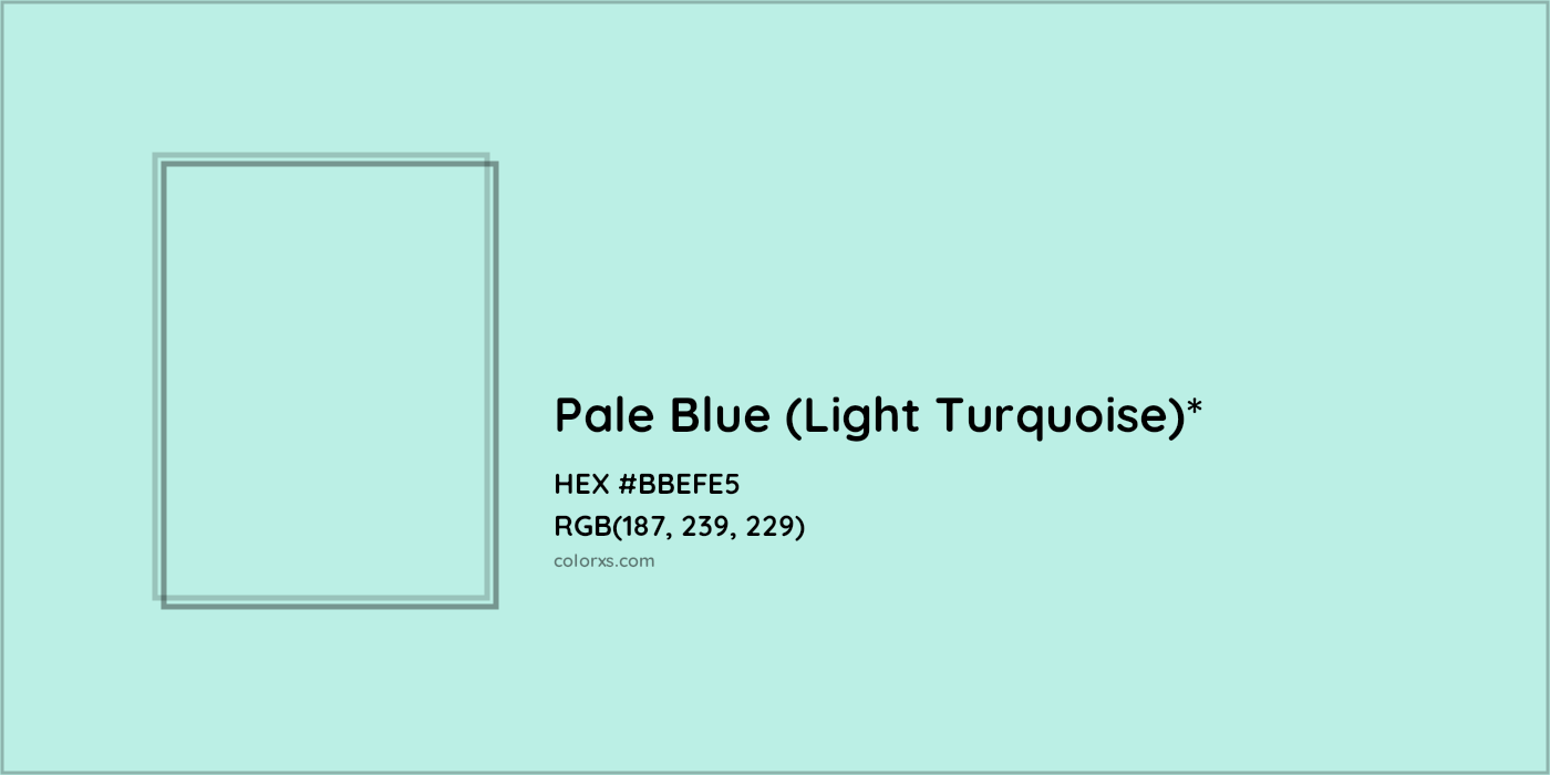 HEX #BBEFE5 Color Name, Color Code, Palettes, Similar Paints, Images