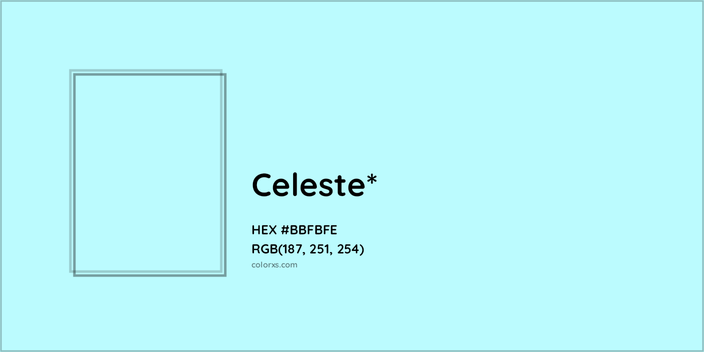 HEX #BBFBFE Color Name, Color Code, Palettes, Similar Paints, Images