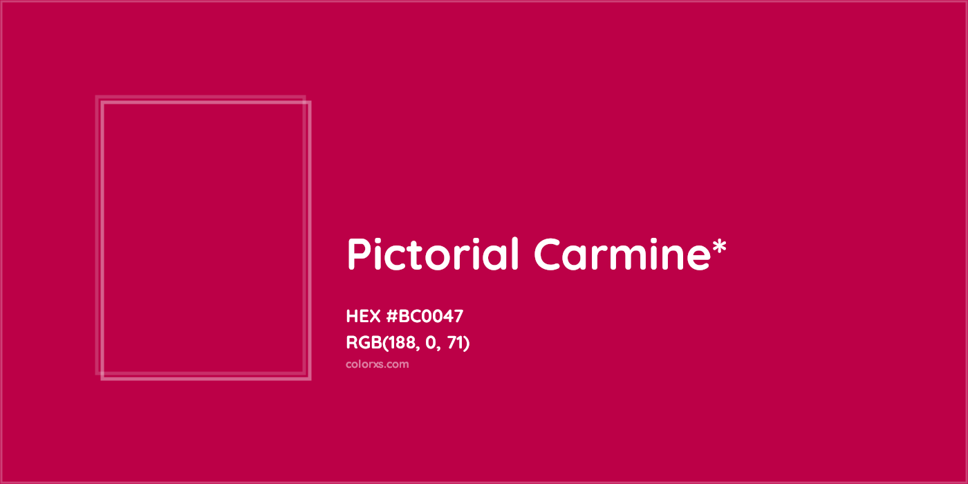 HEX #BC0047 Color Name, Color Code, Palettes, Similar Paints, Images