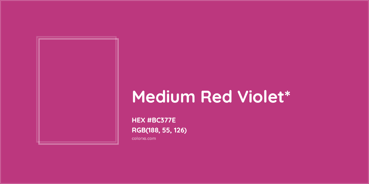 HEX #BC377E Color Name, Color Code, Palettes, Similar Paints, Images