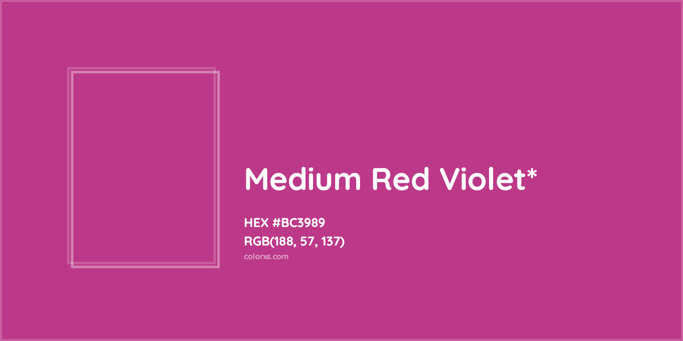 HEX #BC3989 Color Name, Color Code, Palettes, Similar Paints, Images