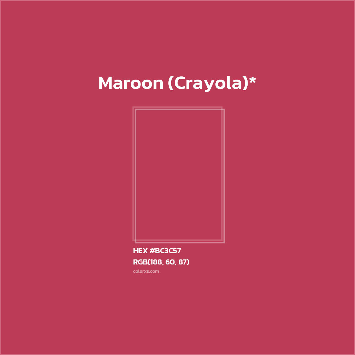 HEX #BC3C57 Color Name, Color Code, Palettes, Similar Paints, Images