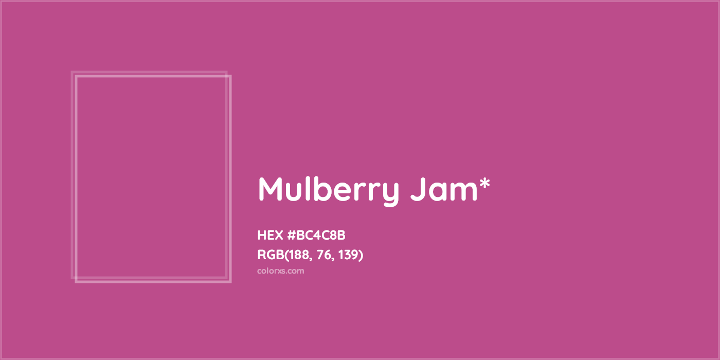 HEX #BC4C8B Color Name, Color Code, Palettes, Similar Paints, Images