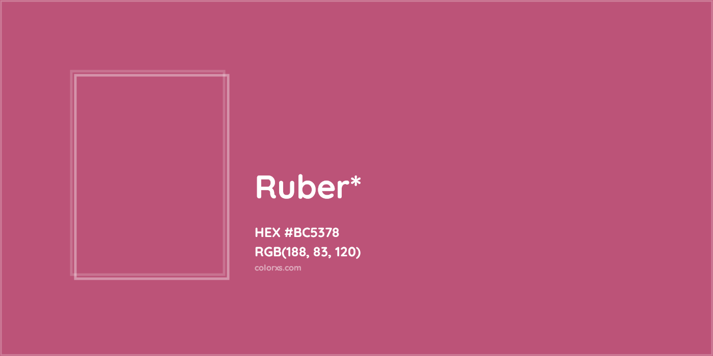 HEX #BC5378 Color Name, Color Code, Palettes, Similar Paints, Images